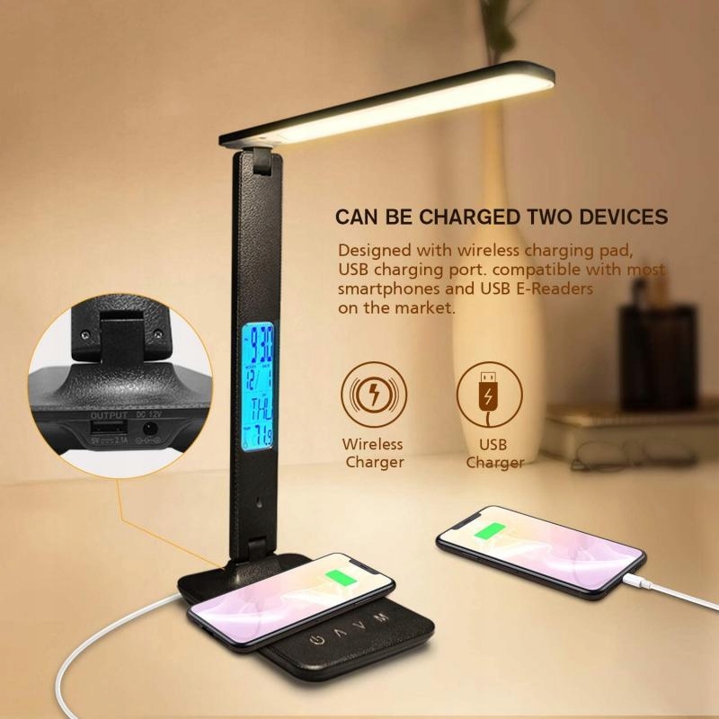Laopao10w qi bezdrátová Led stolní lampa pro