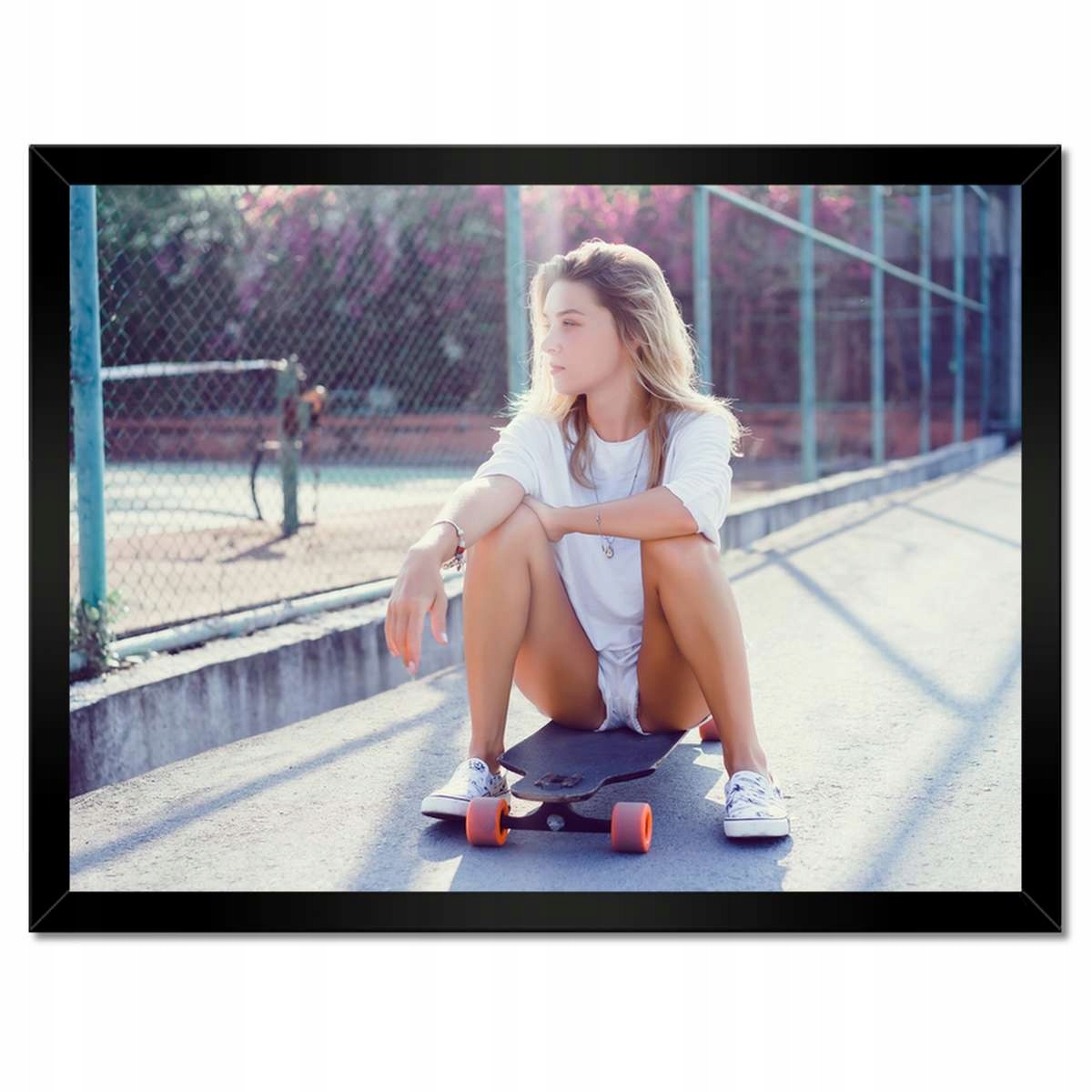 Plakáty v rámu 40x30 Holka ze skateparku Skate