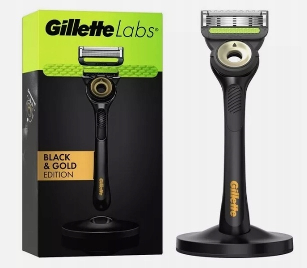 Gillette Labs s 1 náplní Exfoliating Bar imp Uk edice limit Black&Gold