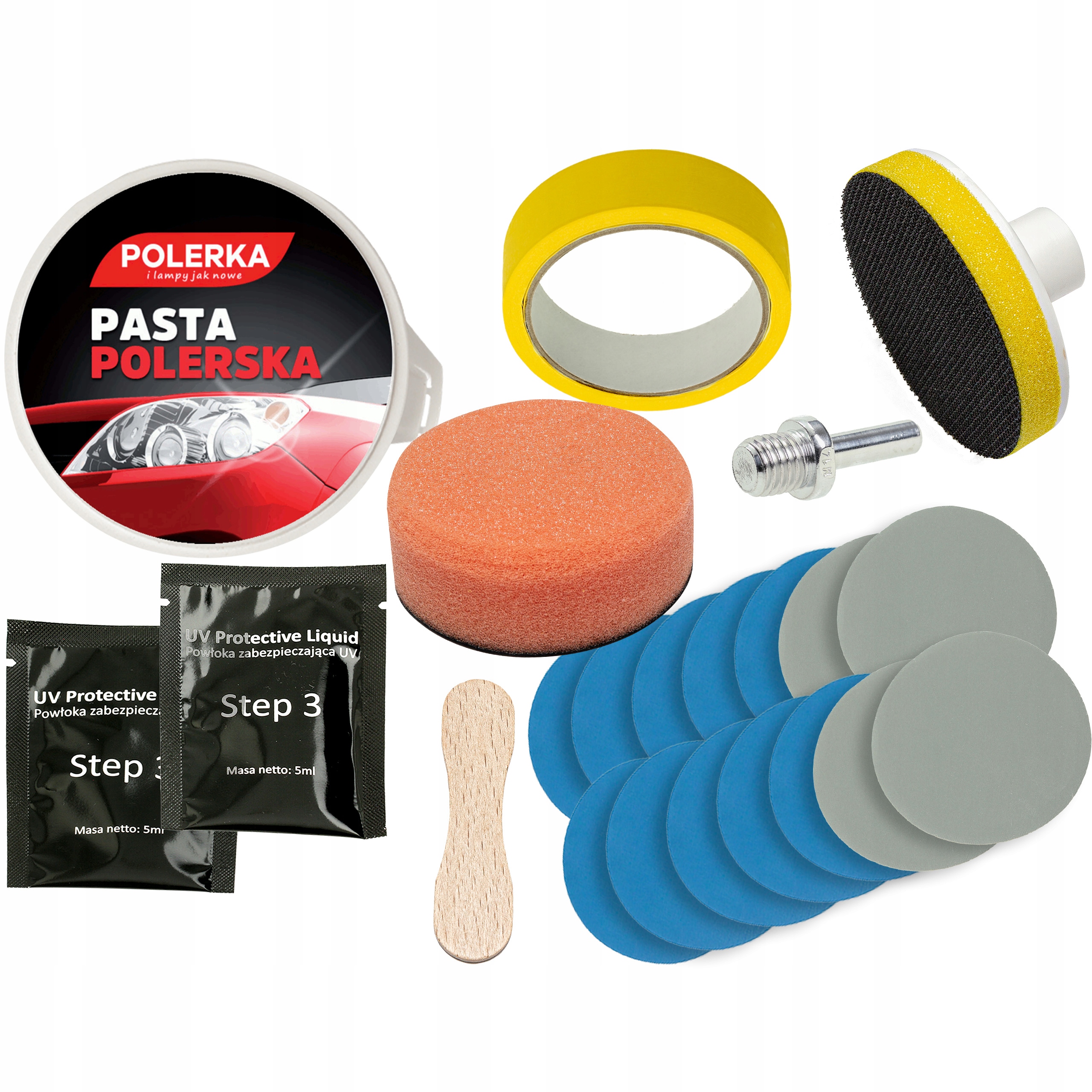 

Zestaw Do Regeneracji Polerowania Lamp Reflektorów