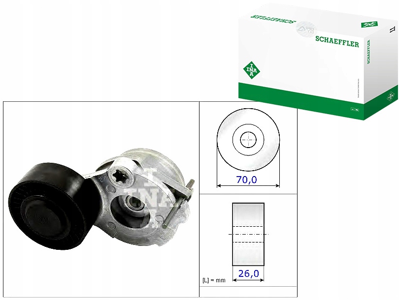INA534 0470 10 Napínák Drážkového Řemene Vw A4-A8/ Asistent řidiče #33
