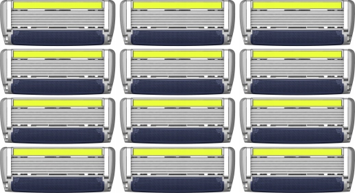 Maszynka do Golenia Brody Męska Dorco Pace6+ Trymer 12 szt Ostrza Wkłady