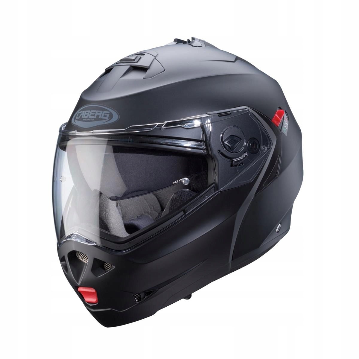 Caberg Čeľusťová Prilba Flip-up Model Duke X Solid Farba Čierna Matná Veľkosť X