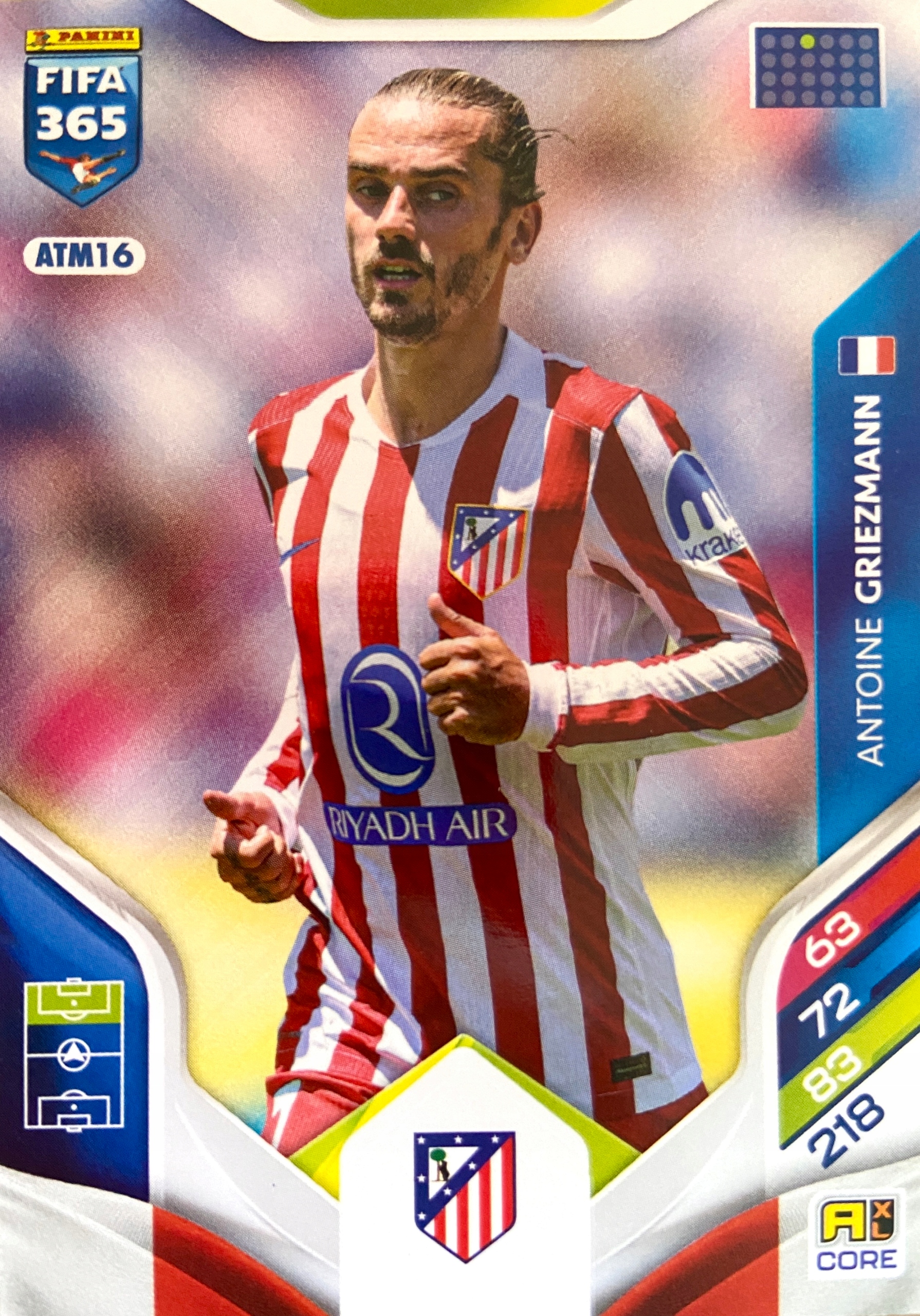 Panini Fifa 365 2026 Core Team Mate ATM16 Antoine Griezmann Atletico Madryt
