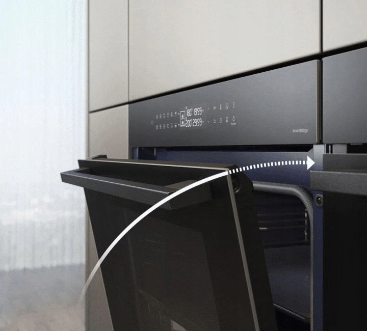 Piekarnik Samsung NV7B4345VAK Dual Flex Cook + Natural Steam + Smart Things Funkcje funkcja pary grill termoobieg