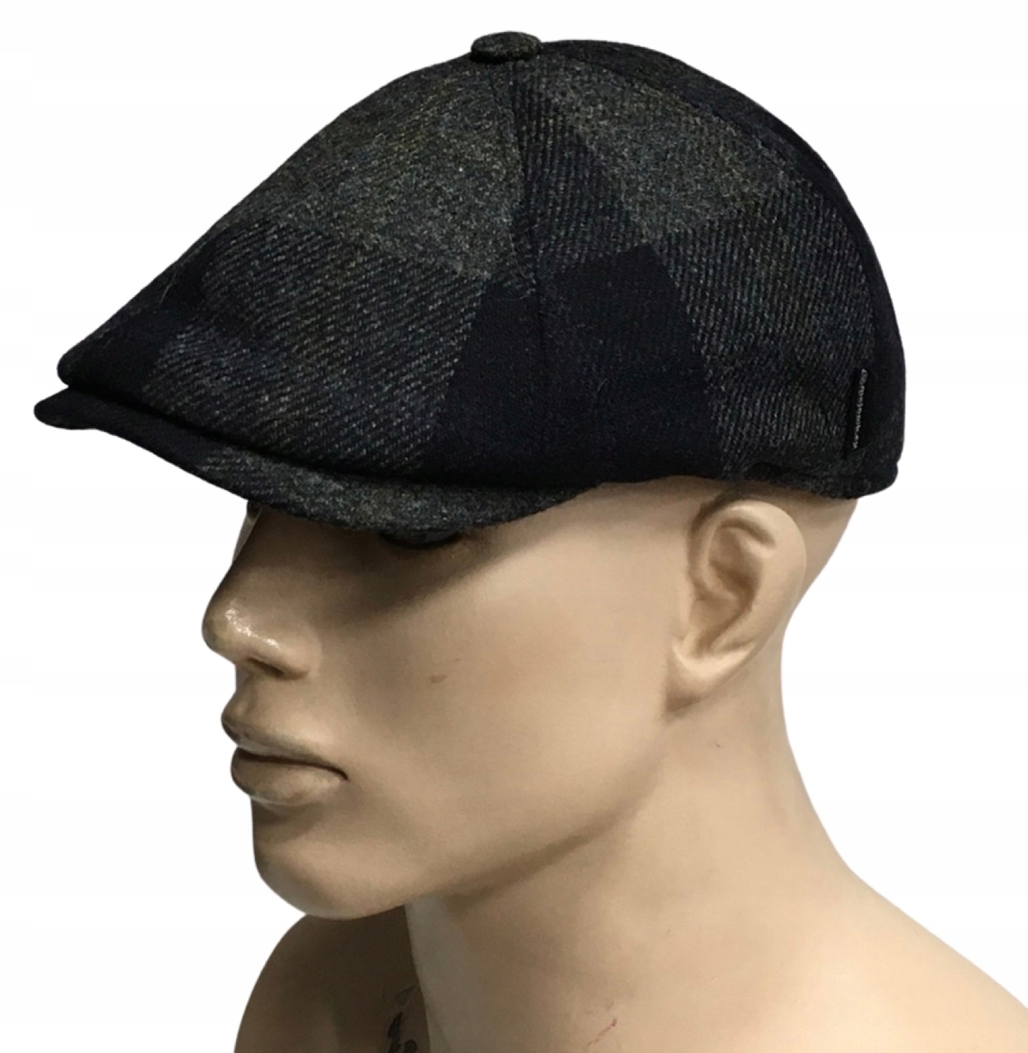 Pánská vlněná čepice Námořnická Modrá Graf s podzimním jarním vzorem Rocky Roger 60 cm