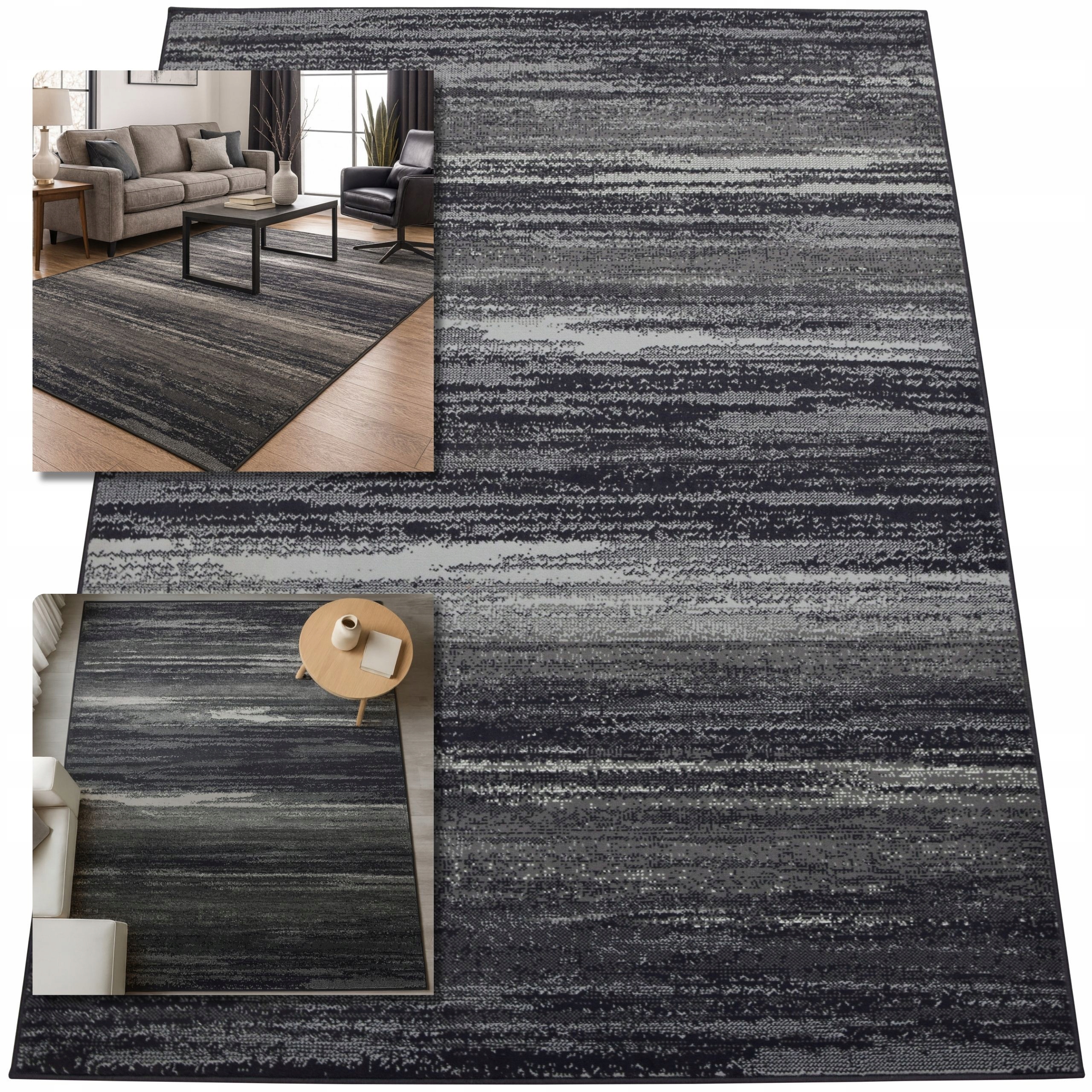 Koberec 120x170 Venezia Šedý Koberec Do Obývacího Pokoje Koberec Ložnice Belgický