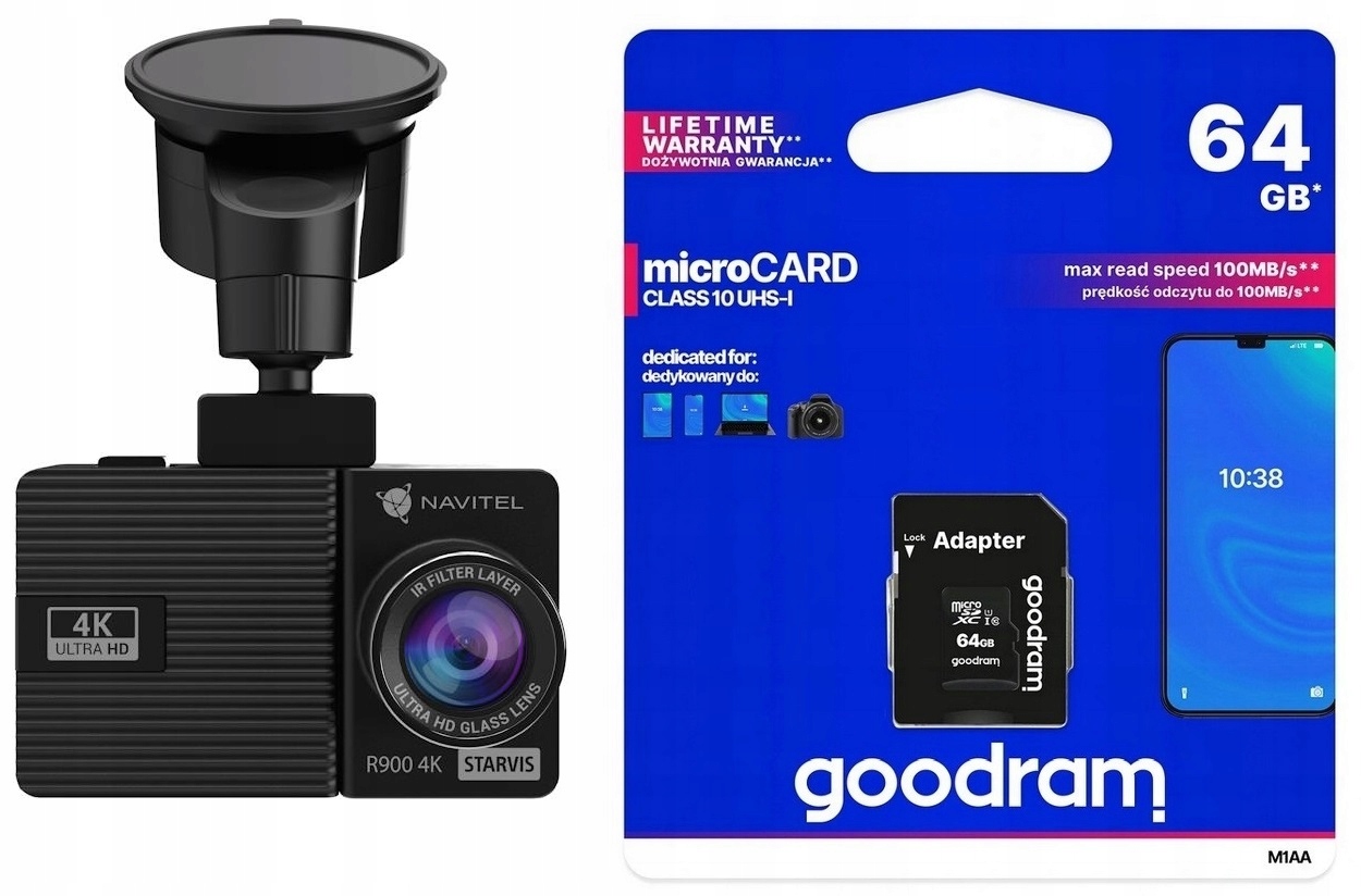 Navitel R900 Kamera samochodowa rejestrator jazdy +++ 64GB