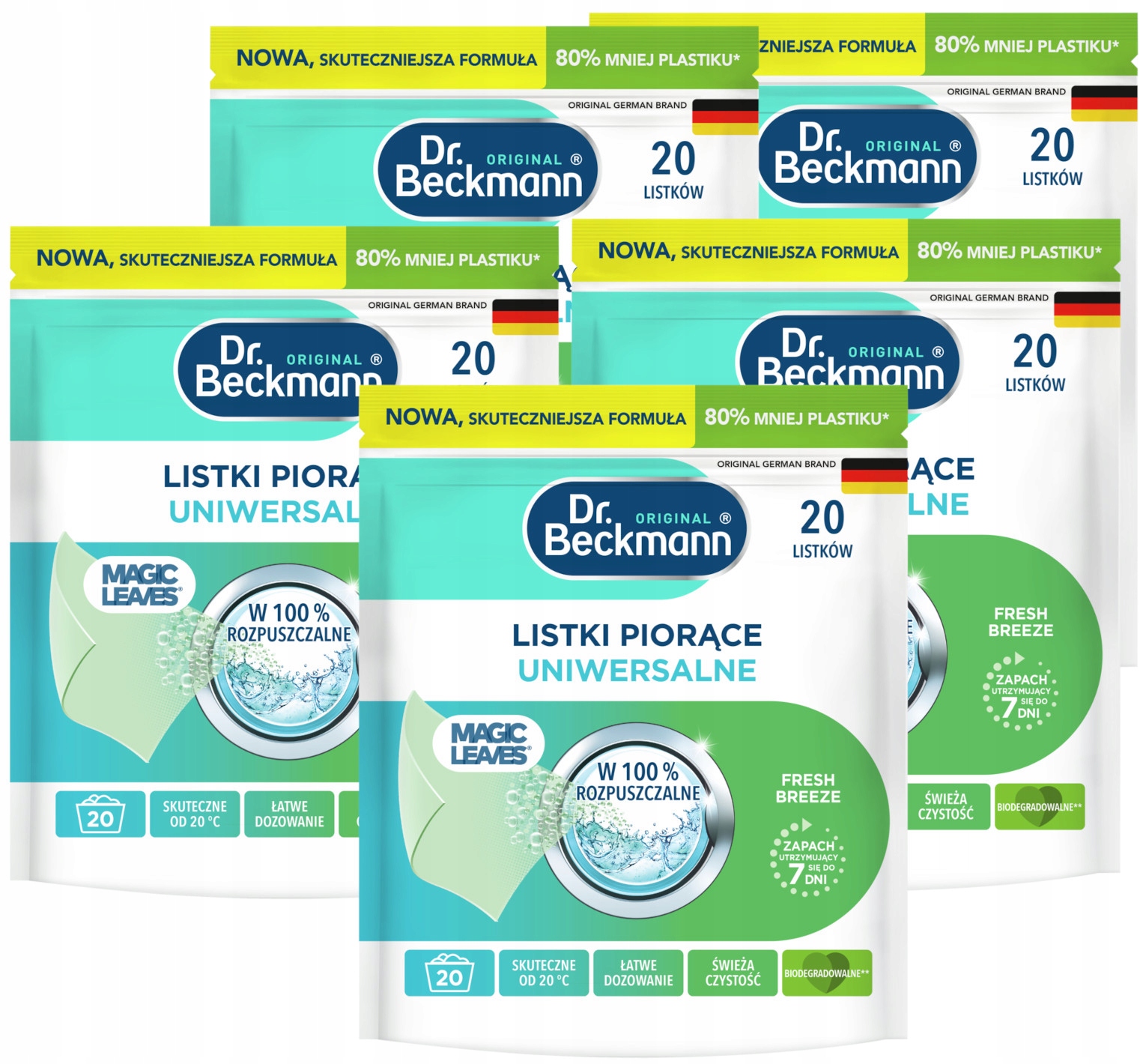 Dr. Beckmann Magic Ubrousky Prací listy na praní Univerzální 100 praní