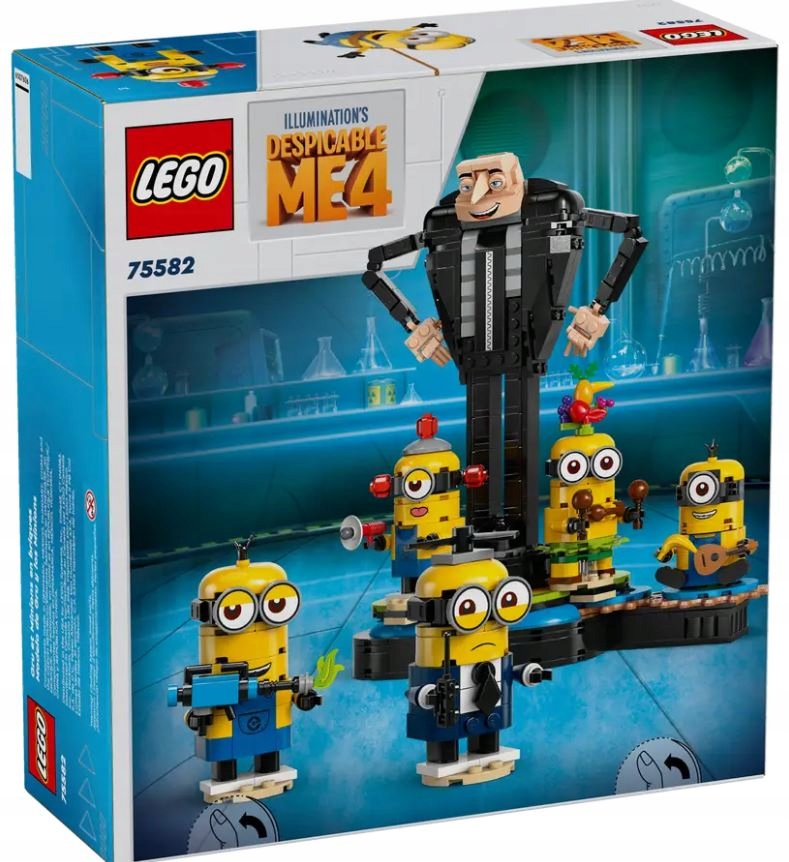 klocki LEGO 75582 Gru i Minionki z klocków 839 elementów Figurki Despicable Marka LEGO