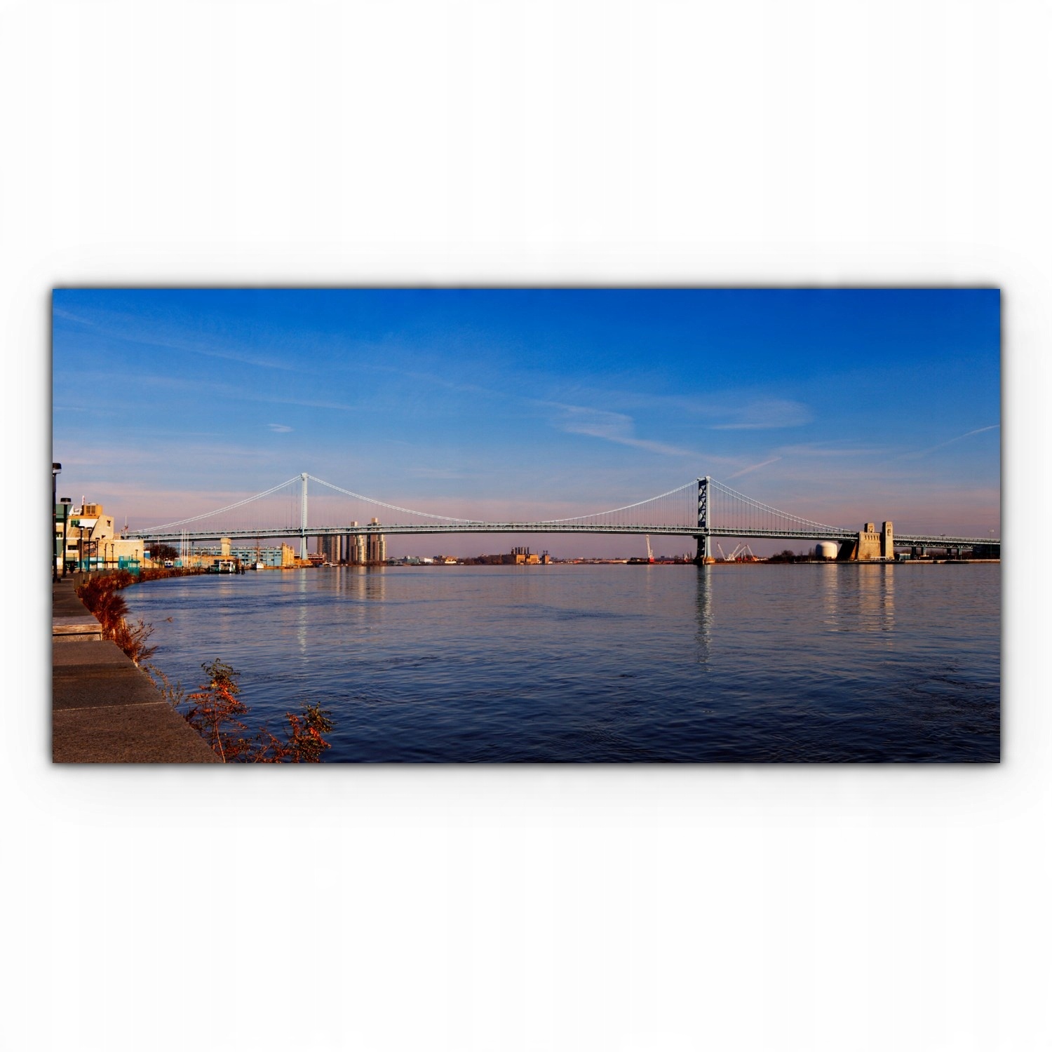 

Canvas na ramie ścienny 140x70 Most Bena Franklina