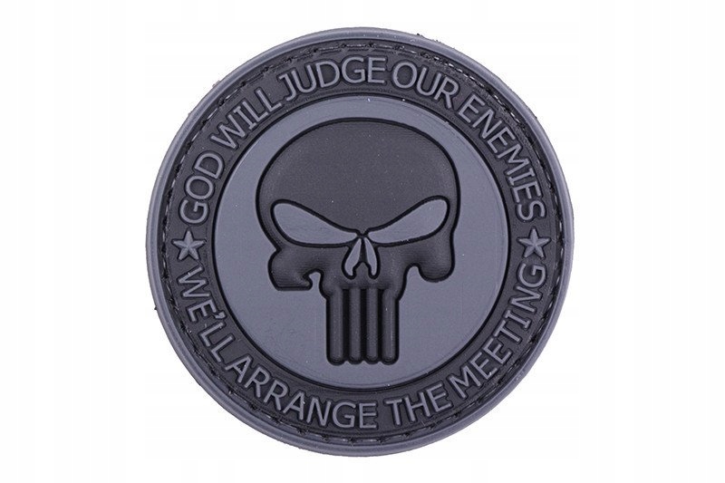 Naszywka 3D God Will Judge Our Enemies czarna