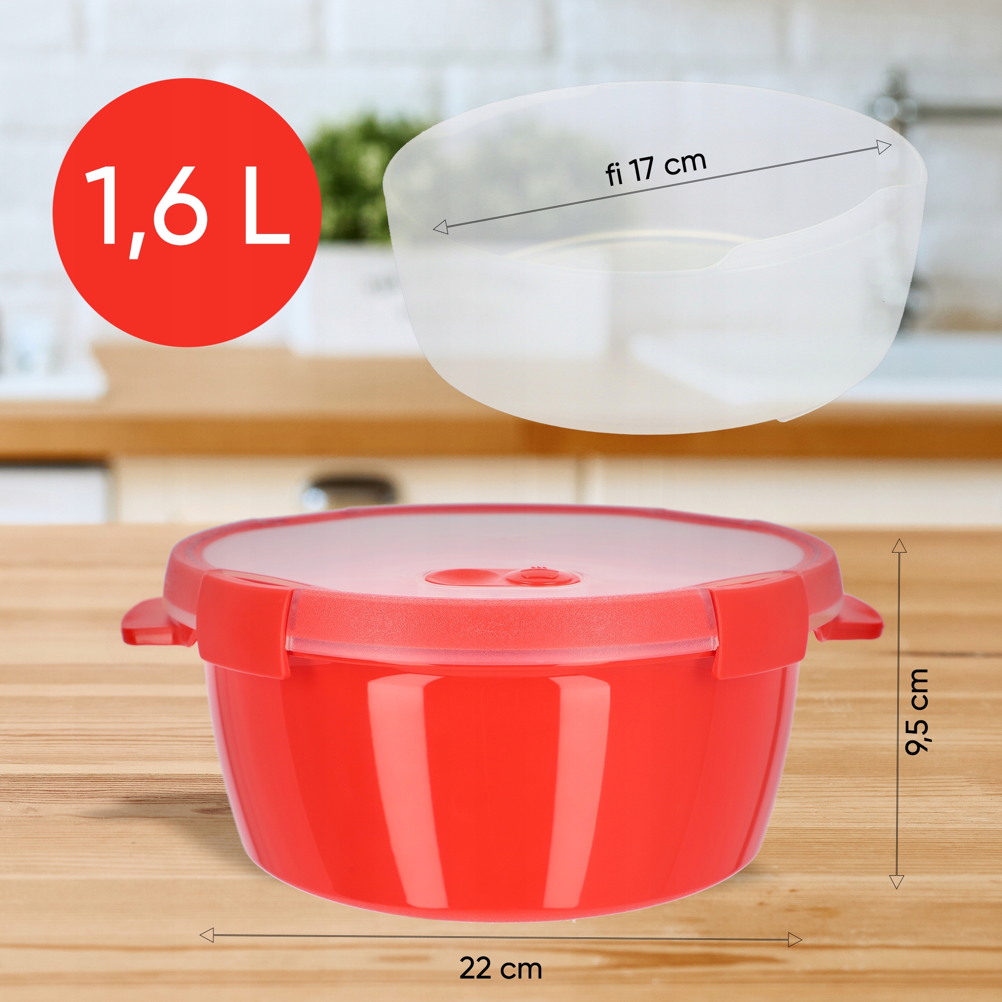 CURVER POJEMNIK NA ŻYWNOŚĆ 1,6L LUNCHBOX ŚNIADANIOWY POKRYWKA DO MIKROFALI Marka Curver