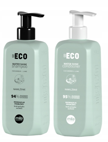 Mila Be Eco water shine szampon+odżywka 2x250ml
