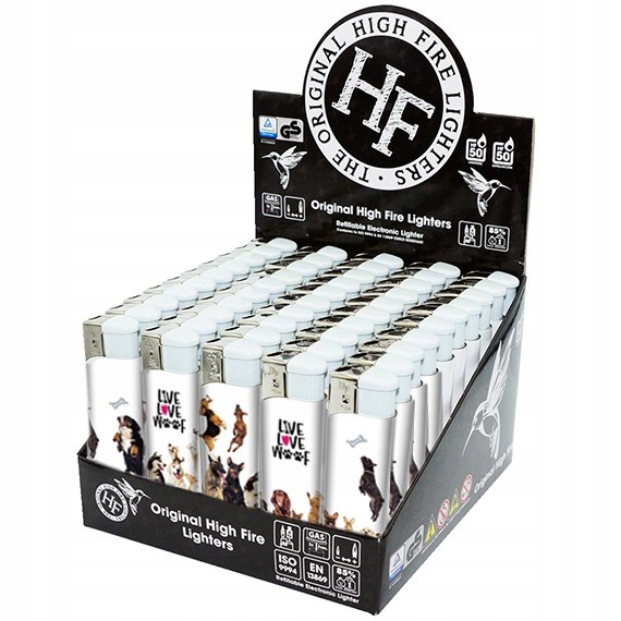 

50x Zapalniczka Piezo H.f. z Zaworkiem Pets Mix