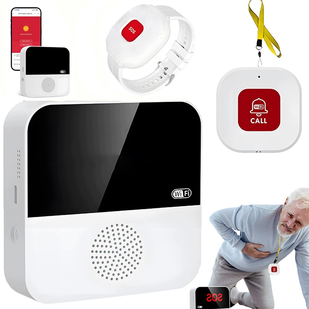 Bezdrátový Alarmový Zvonek S Omáčkou A Zápěstím, Wifi Aplikace
