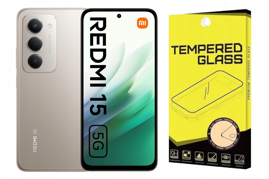 Smartfón Xiaomi Redmi 15 5G 8/256GB Dual Sim Nfc Šedý Titan Gray Sklo