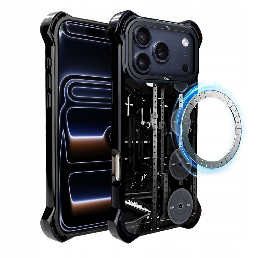 Pouzdro pro iPhone 17 Pro Ibizu DropGuard Ultra s MagSafe, #Move, Železná stanice