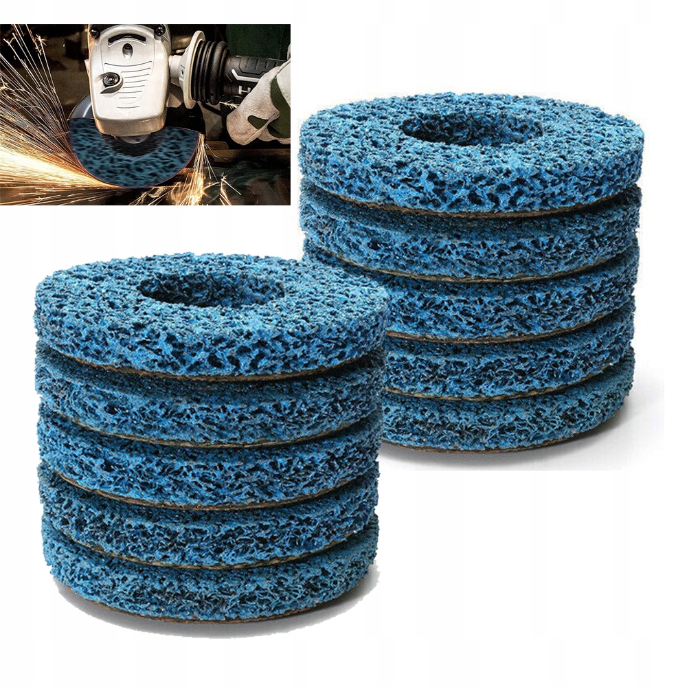 10 ks Diamantový Brusný Kotouč Leštící Kotouč Modrý 125 mm