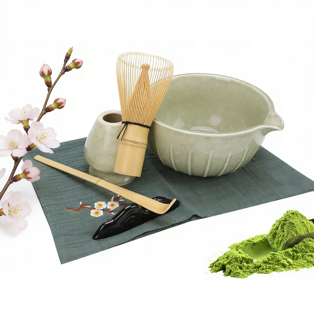 Dárková Sada Na Čaj Matcha Sada Na Přípravu Čaje Matcha Startovací 7KS