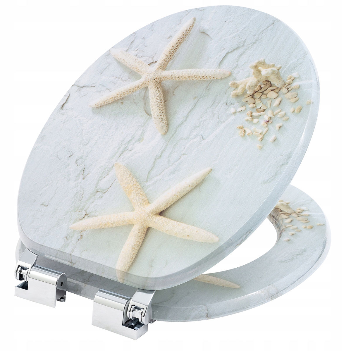 DESKA WC SEDESOWA KLOZETOWA TOALETOWA WOLNOOPADAJACA UNIWERSALNA MDF