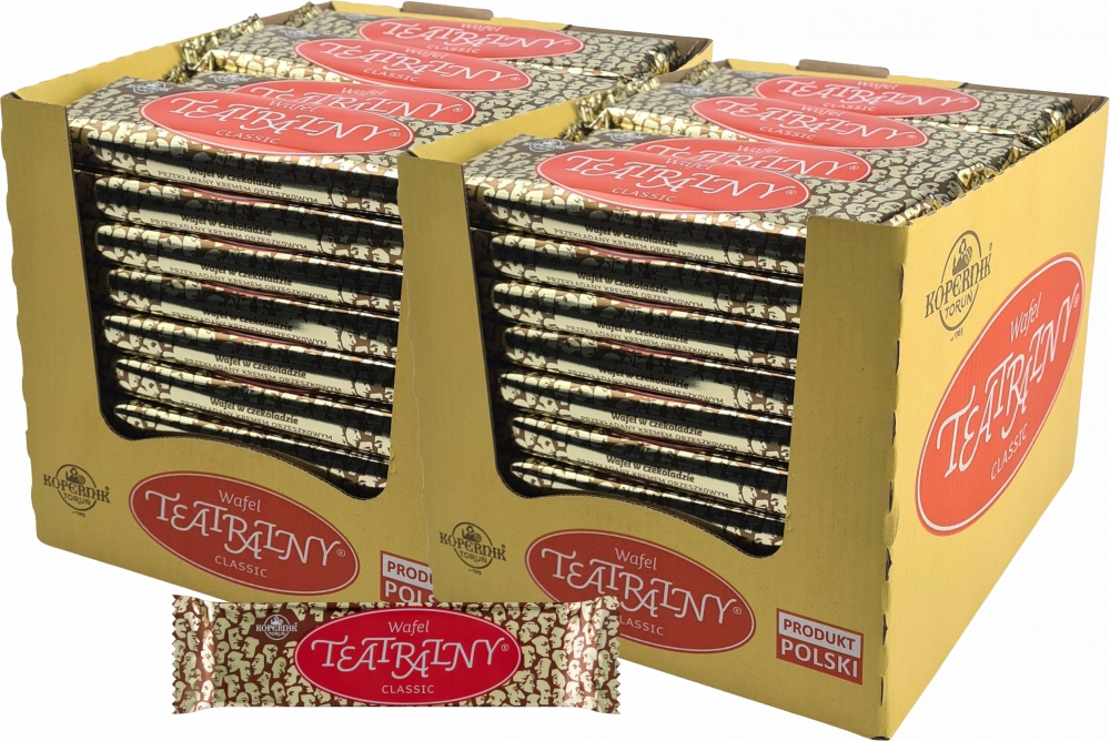 Kopernik wafle orzechowe Classic Teatralny 80x40 g