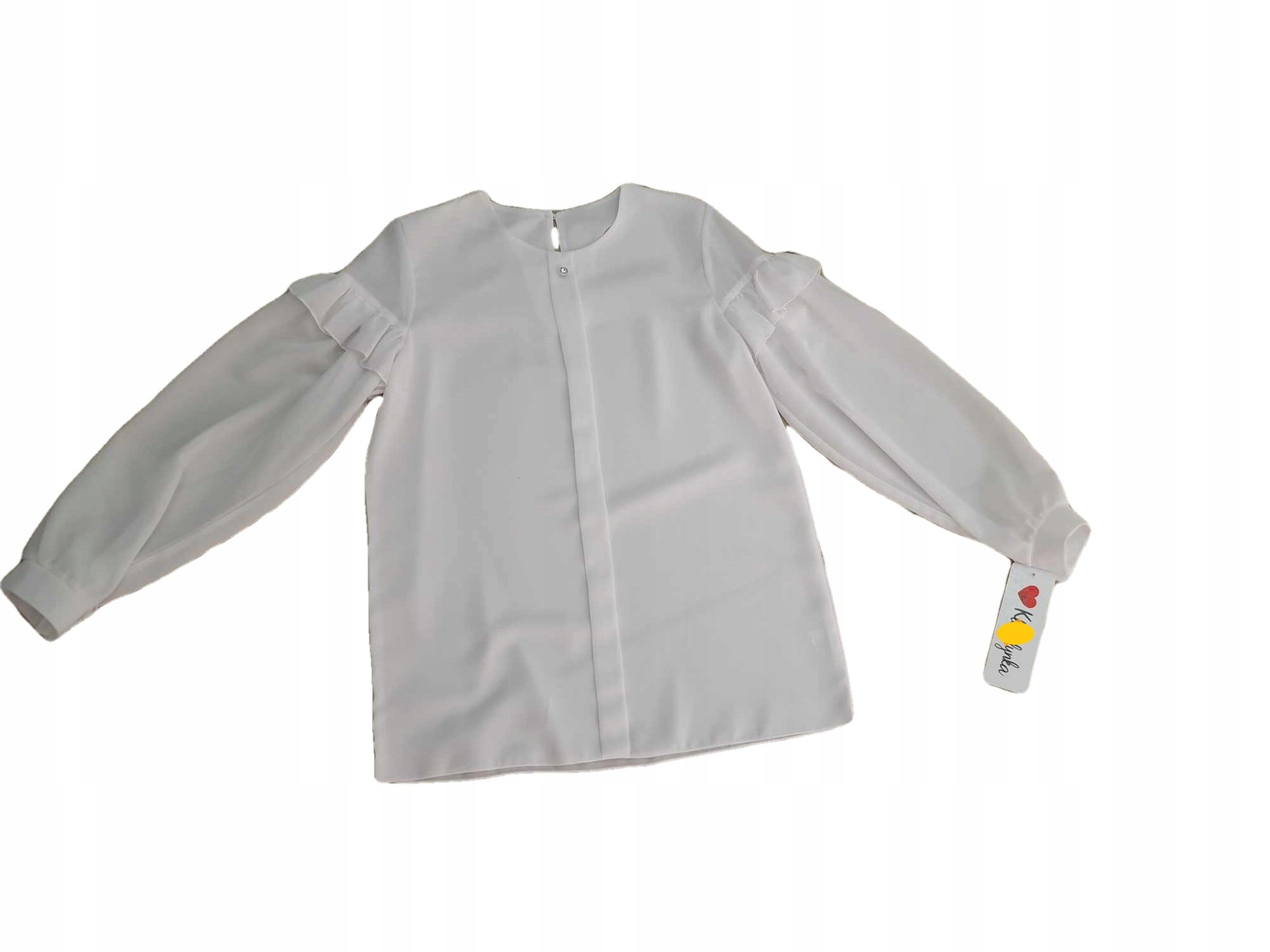 BLUZKA BIAŁA WIZYTOWA KLAUDYNKA