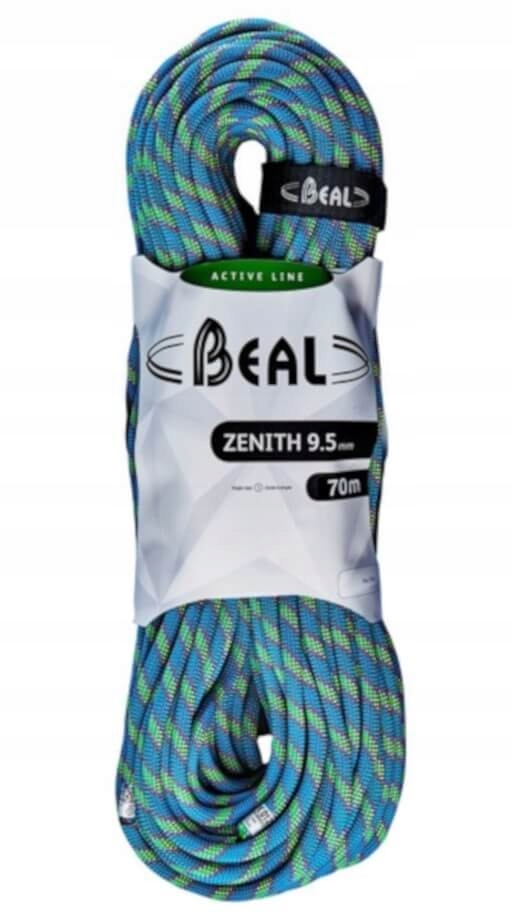 Dynamické lano Beal Zenith 9,5 mm x 70 m modré