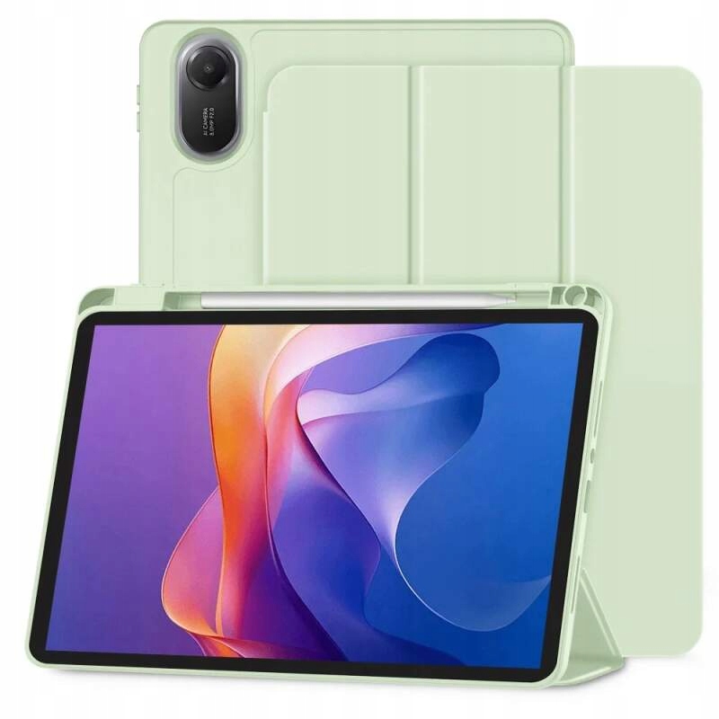 Techsuit etui podstawką rysik Xiaomi Redmi Pad 2 zielone w kolorze matcha