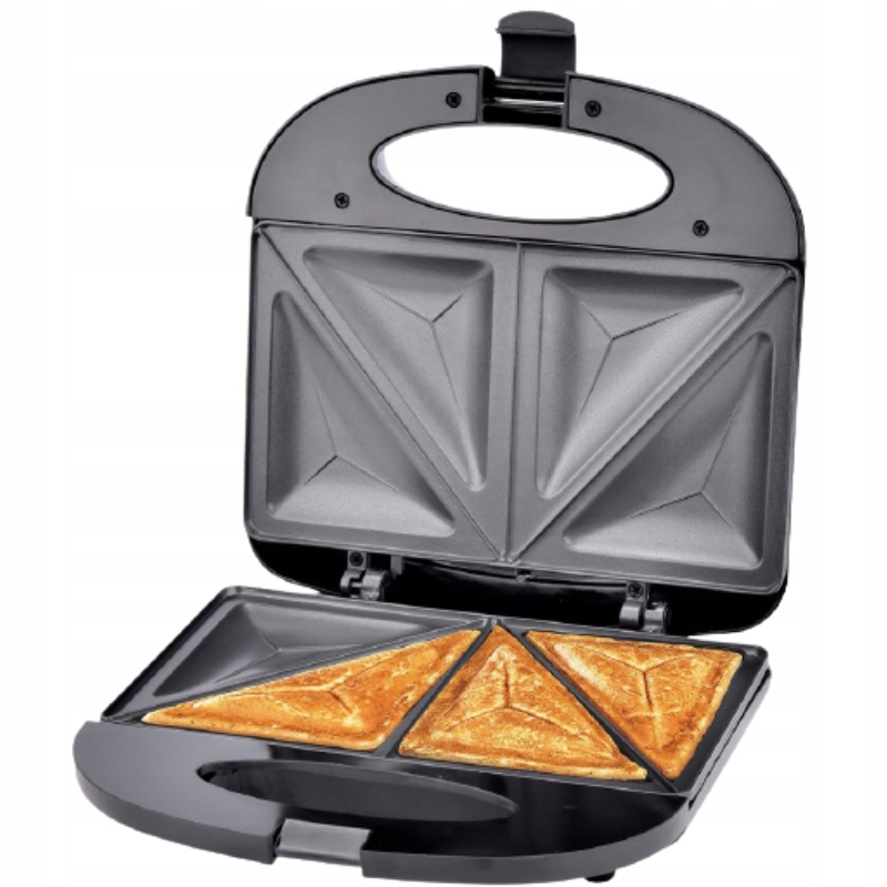 TOSTER OPIEKACZ GRILL MOCNY ELEKTRYCZNY 1000W NIEPRZYWIERAJĄCY GRZANKI TOST