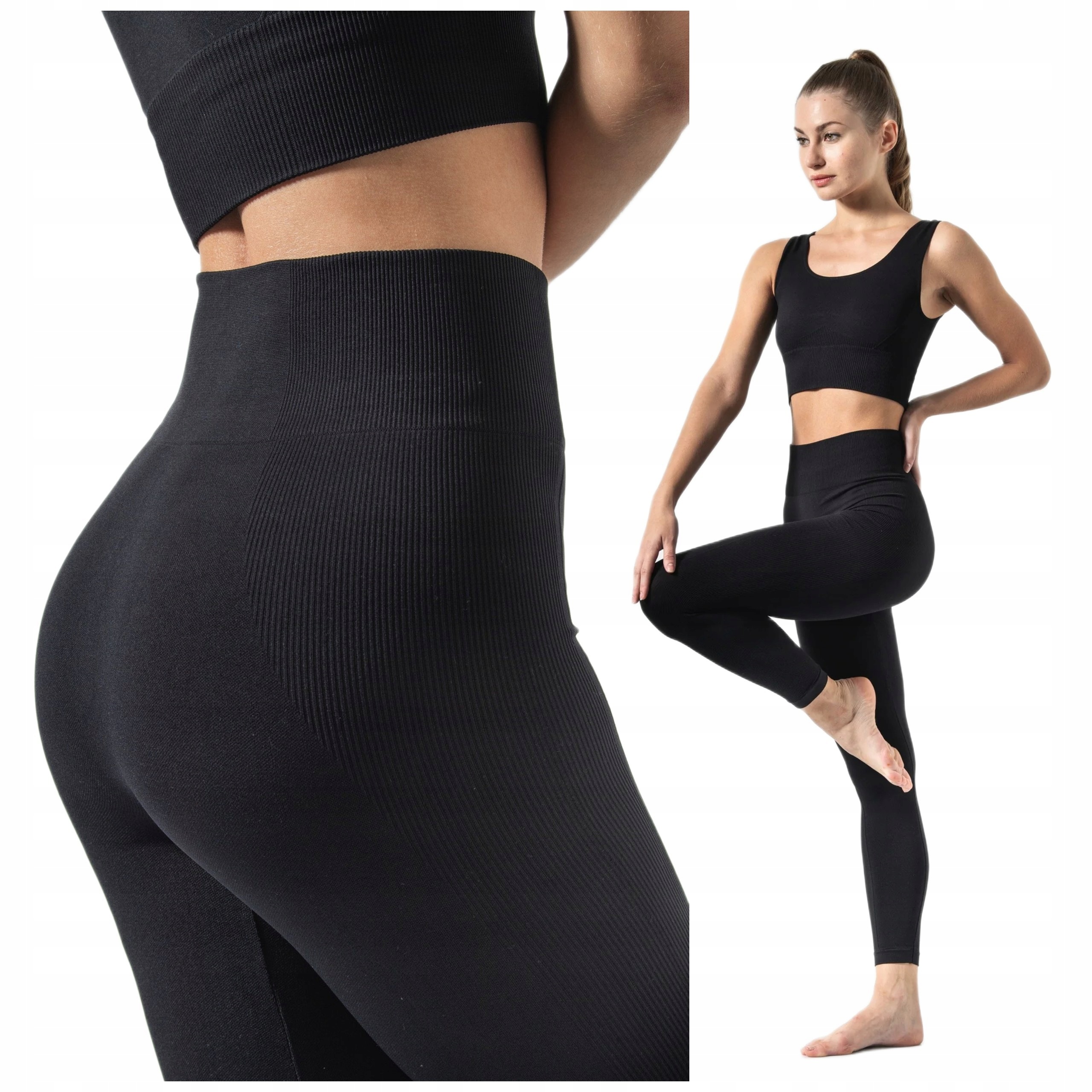 Dámské legíny s vysokým pasem Omm Yoga by Risalti Ilena L/XL