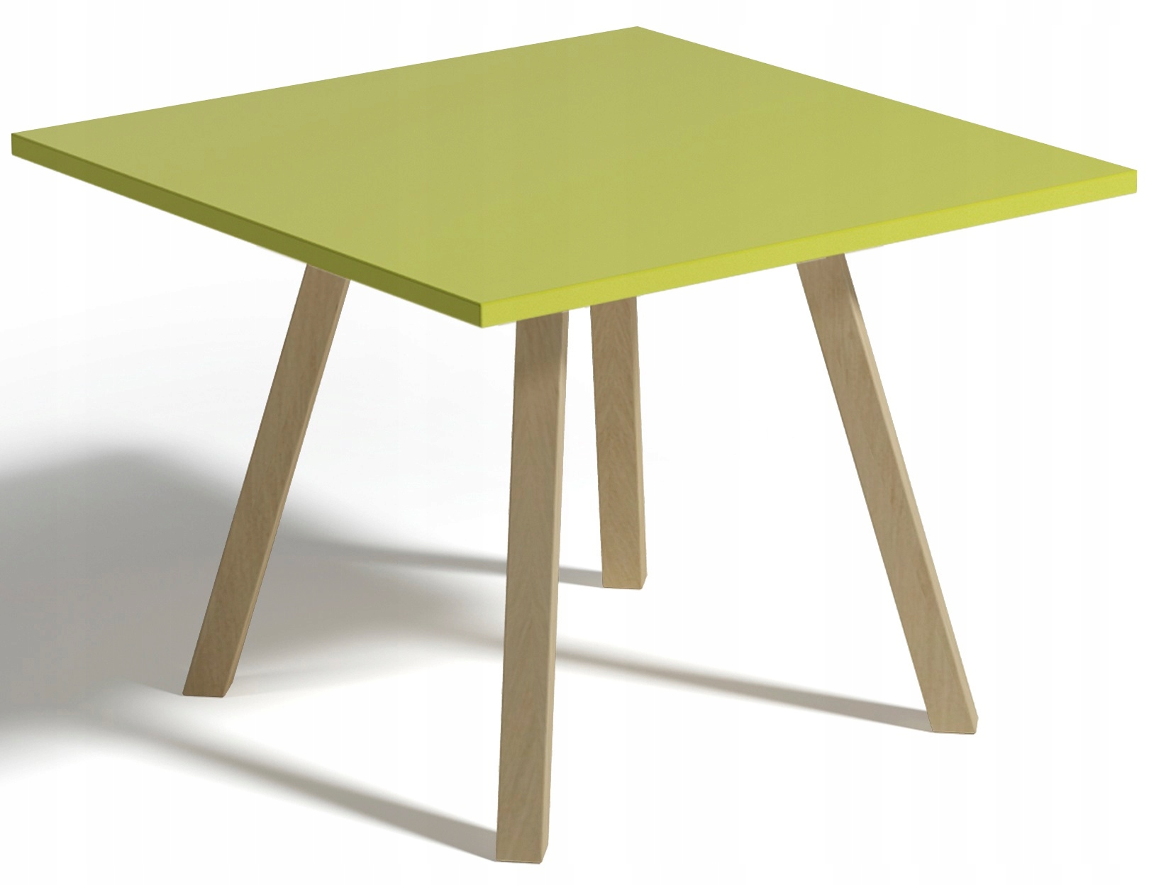 

Stolik kawowy ława 80x80x50 trawa morska nogi Buk