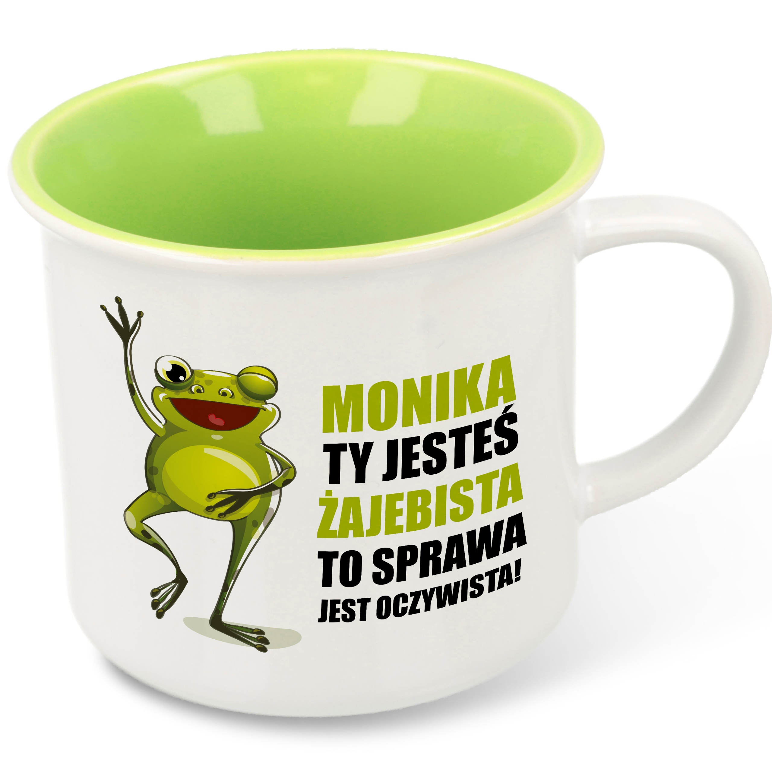 

Kubek Retro Porcelanowy Żaba Imię