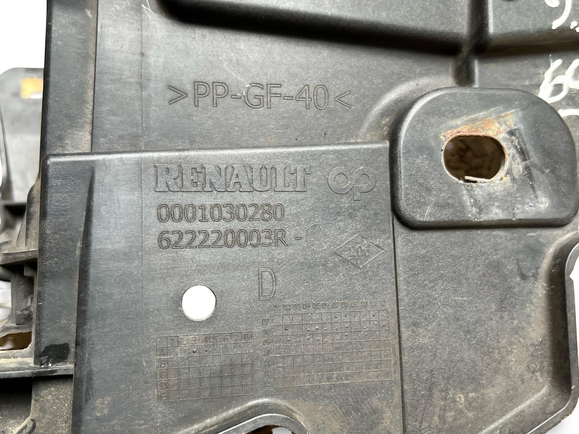 holder lights right side Renault Megane 3 2009 622220003R