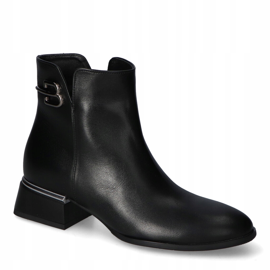 Kotníkové Boty Arka BI7872/0308+1290 Černé lico 36