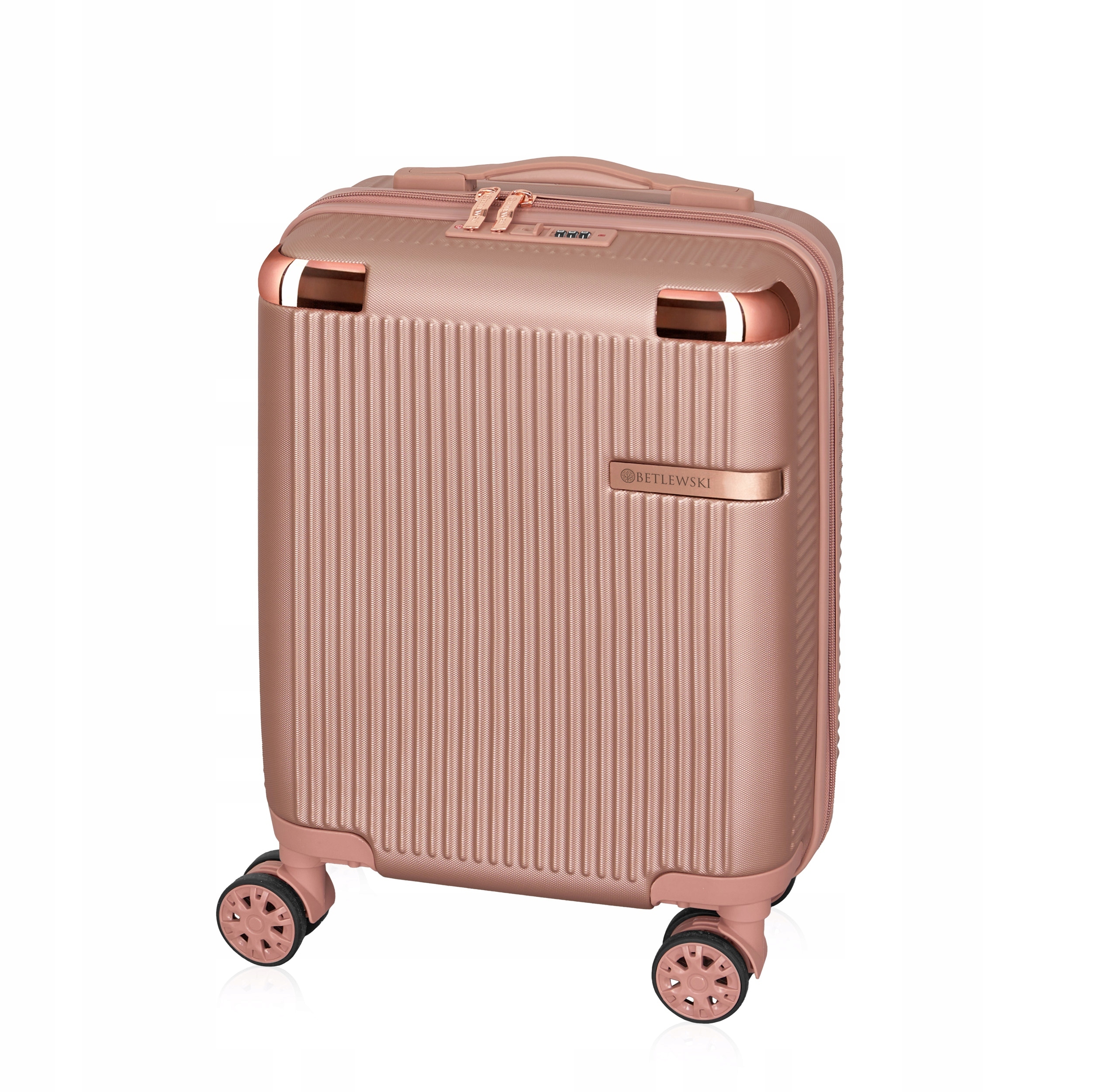 Kabinový kufr Betlewski Xs Příruční zavazadlo Abs 24L 4 kolečka 360°