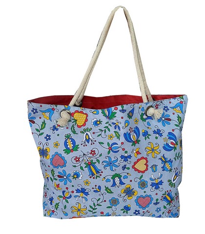 

Duża torba shopperka Bag-folk na ramię