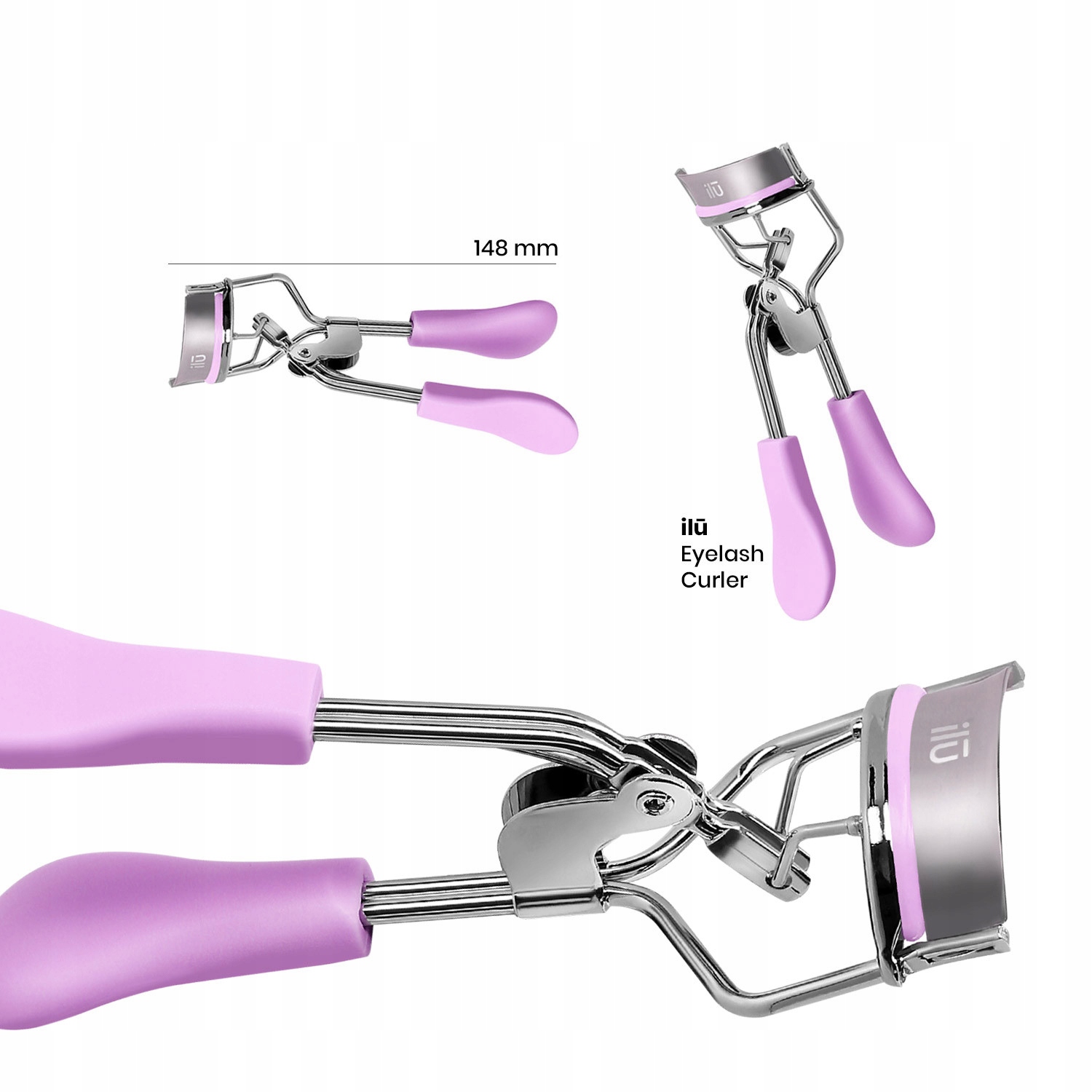 ILU EYELASH CURLER ZALOTKA DO RZĘS FIOLETOWA Marka Tools For Beauty