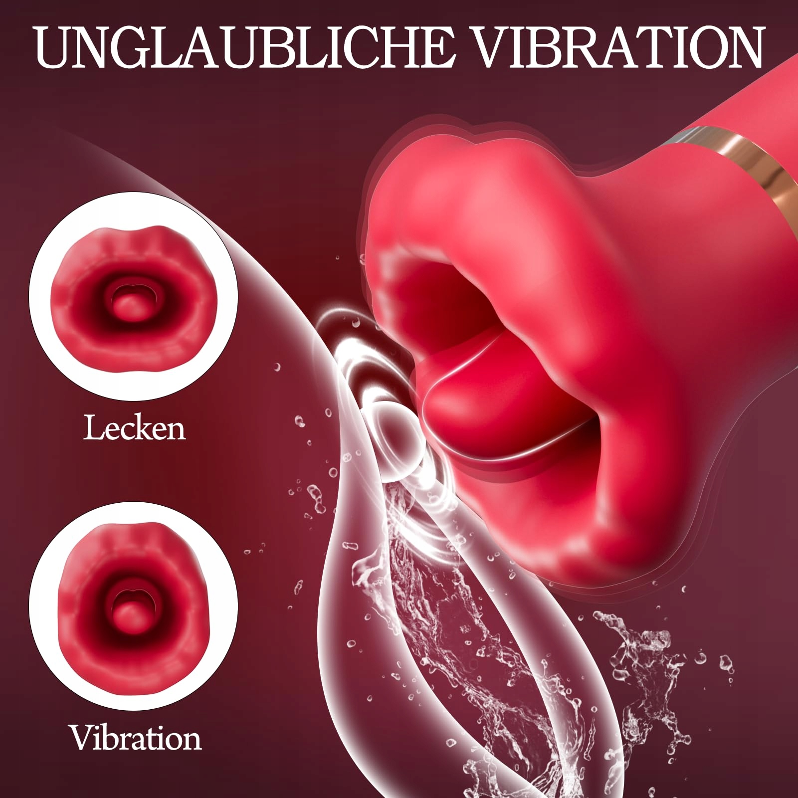 VIBRATION Dla Kobiet Wibrator G Punkt Klitoris Stymulator 10 Trybów — miniatura 2