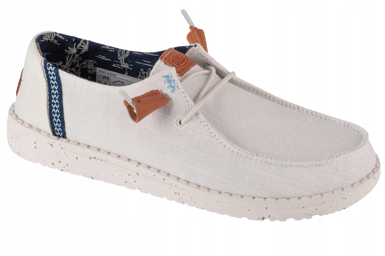 Hey Dude Wendy Washed [40] Pánské tenisky, tkanina, bílá barva