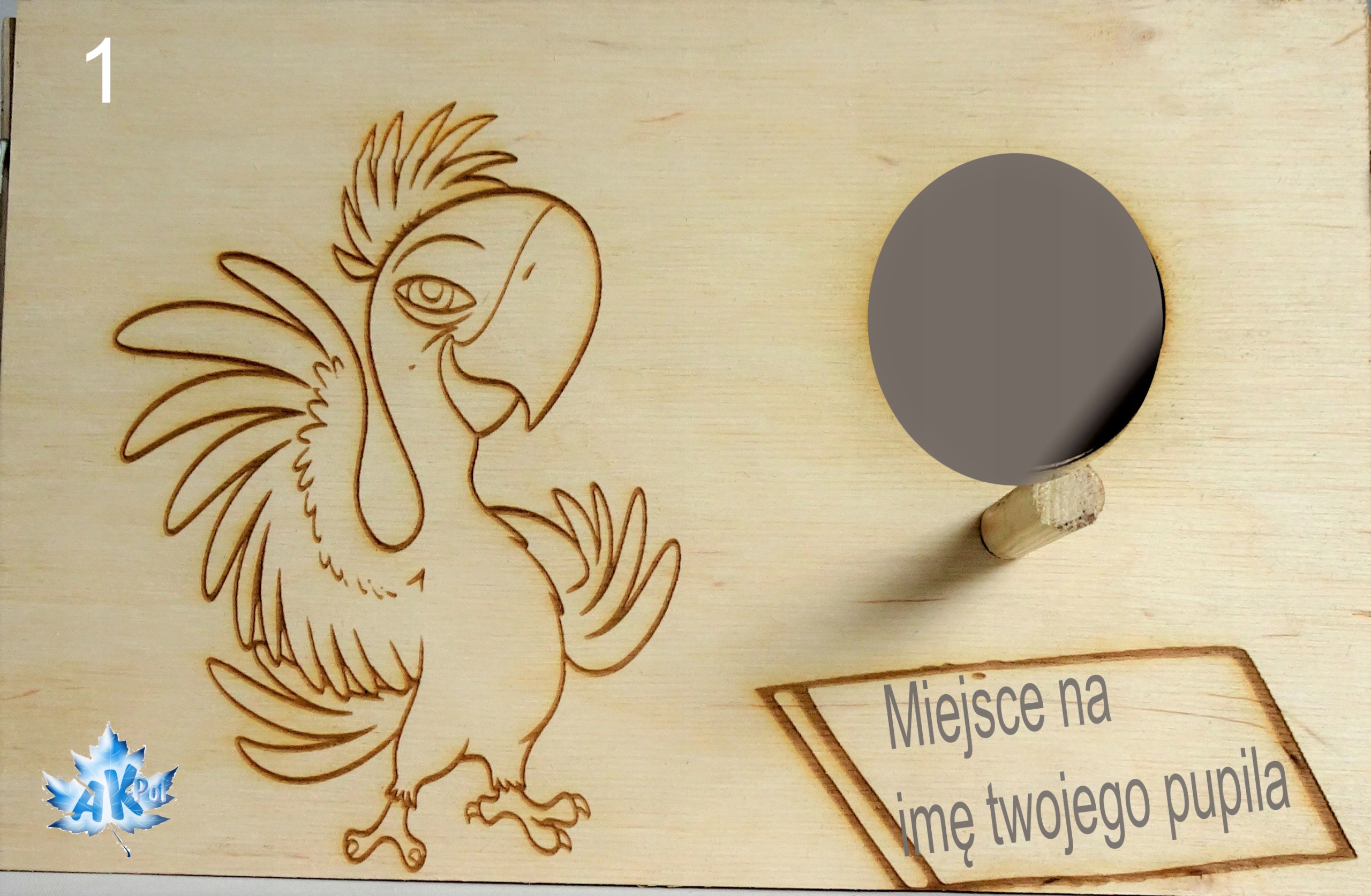 budka lęgowa dla nimfy średnich papug + GRATIS Materiał wykonania drewno