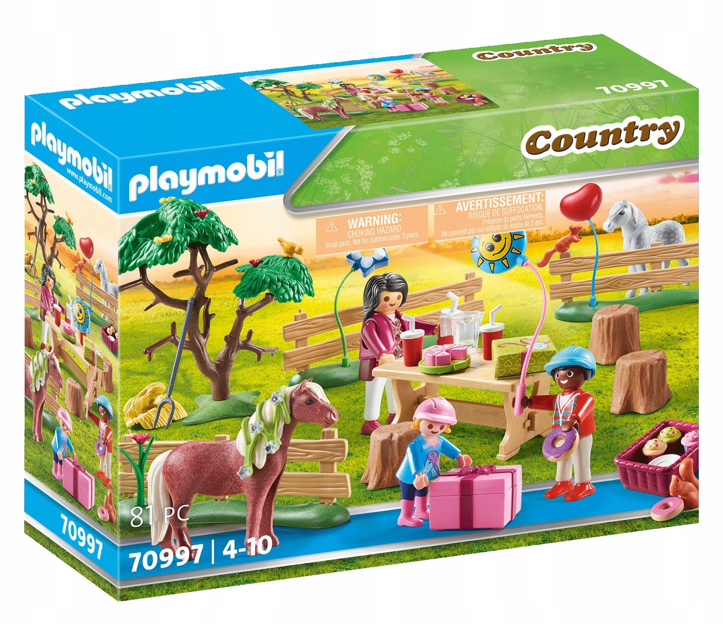 

Playmobil 70997 Urodziny w stadninie kucyków 4+