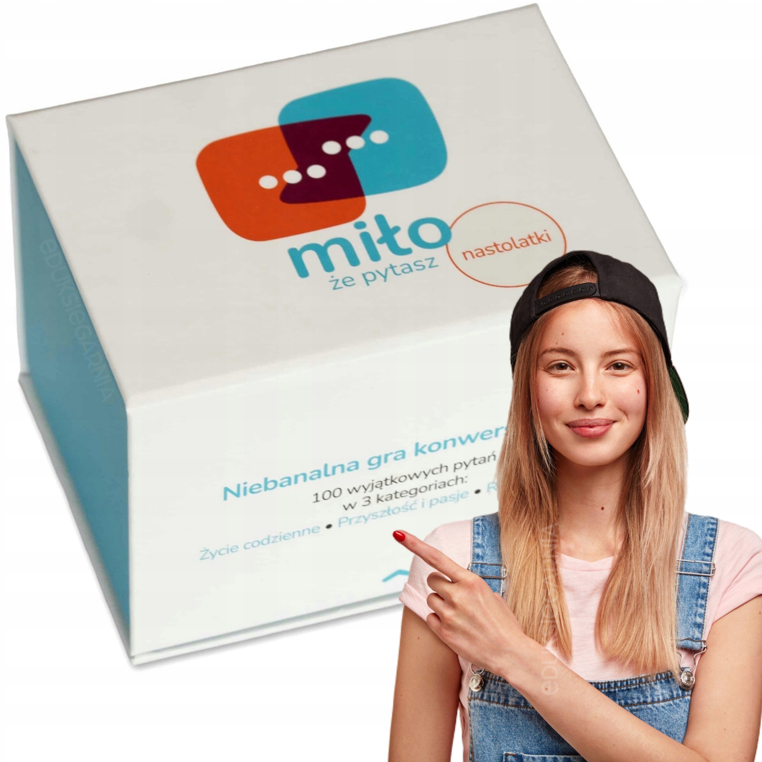 Gra konwersacyjna Miło, że pytasz. Nastolatki – Emocje, Relacje