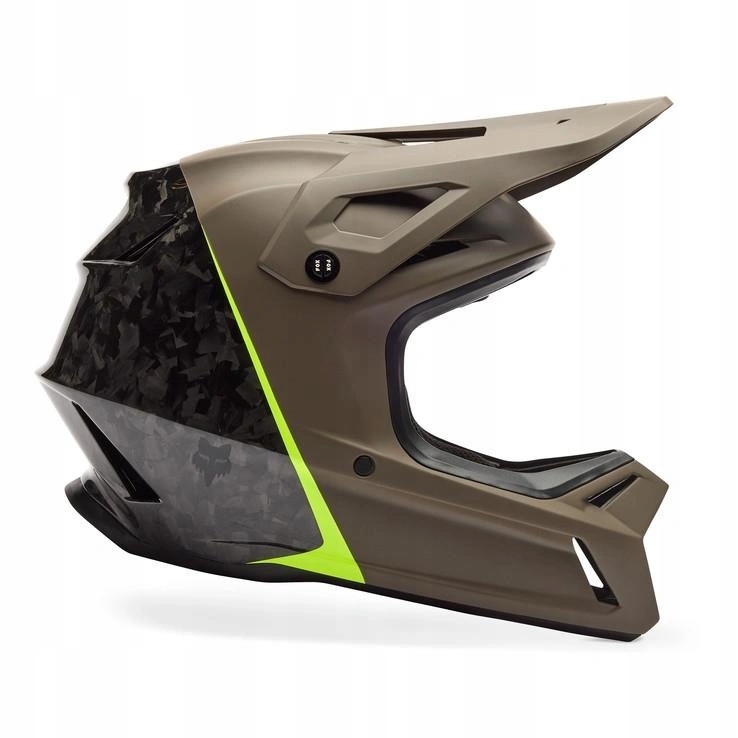 Cyklistická přilba Fox Rampage Rs Splice Military zelená černá