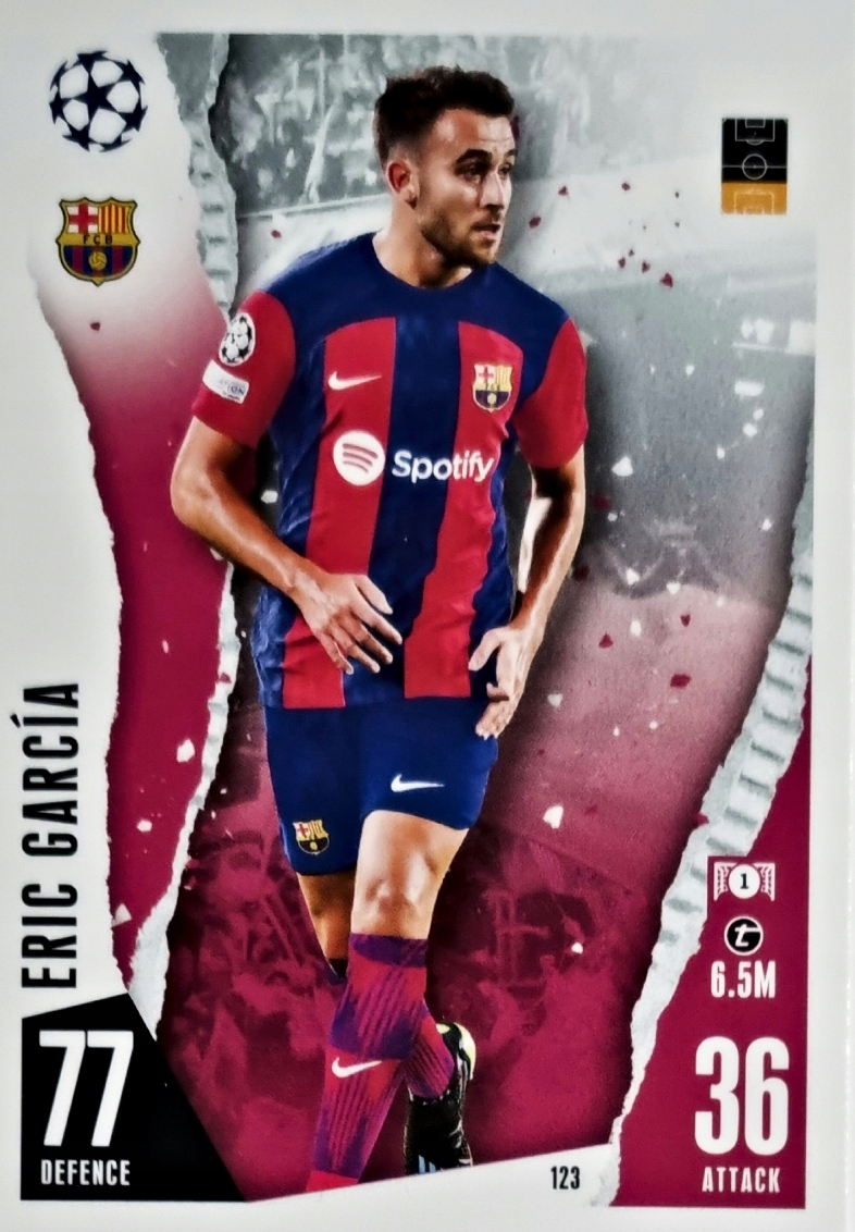 Topps Match Attax 2023/2024 Barcelona 123 Eric Garcia