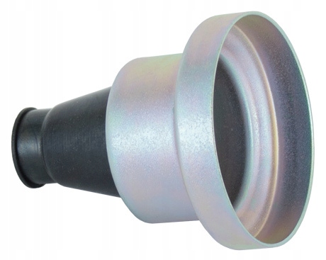 BTC011 - РЕЗИНОВЫЙ КОЖУХ С ЛИСТОВЫМ МЕТАЛЛОМ 70 ММ ОБЖИМНОЙ КОНУС