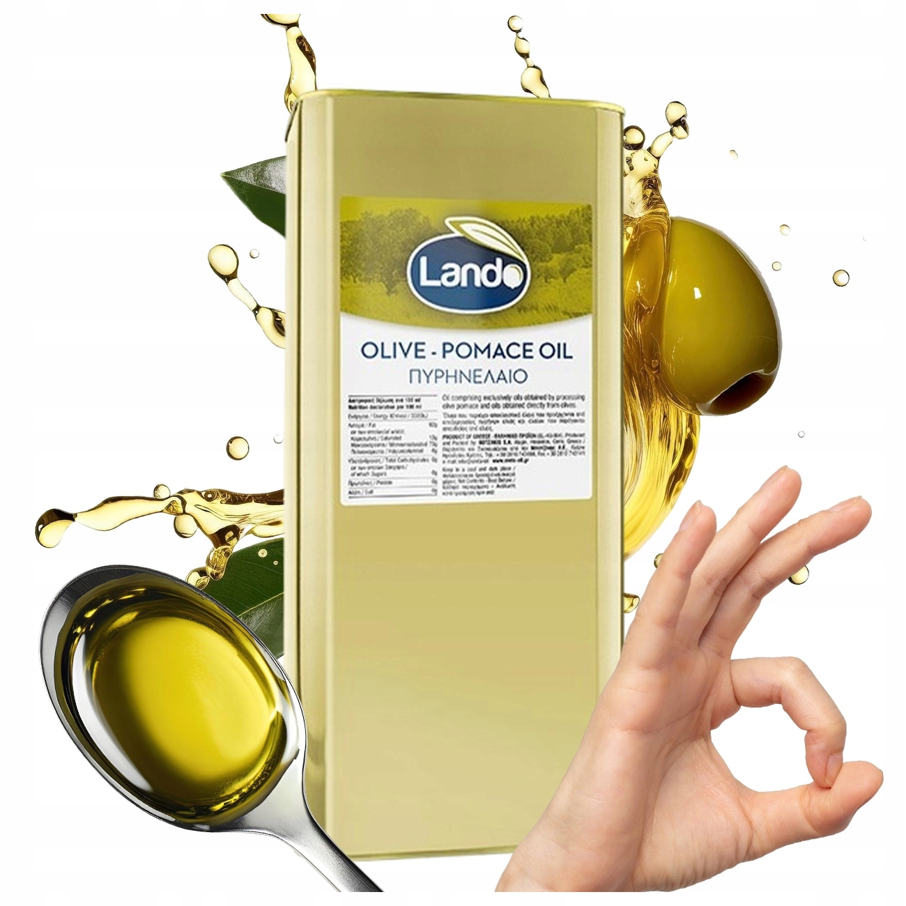 Levně Olej Na Smažení Řecká Sansa Z Krtčích Olivových Výlisků Pomace Orujo 3 L