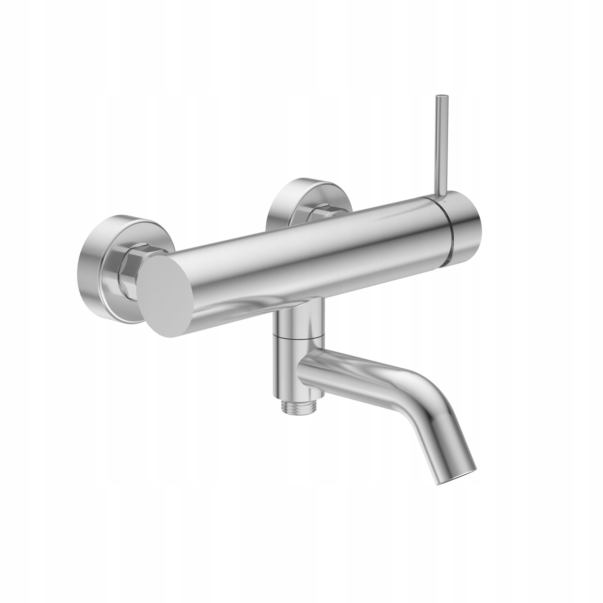 Vaňová Batéria Cascade Inox 90° Nerezová Oceľ Moderná Balneo