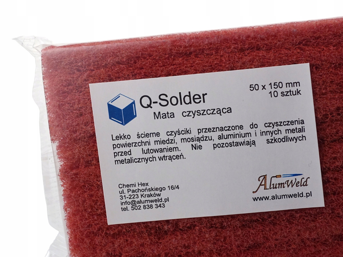 

N10C Czyścik, Mata do Czyszczenia Rur do Lutowania