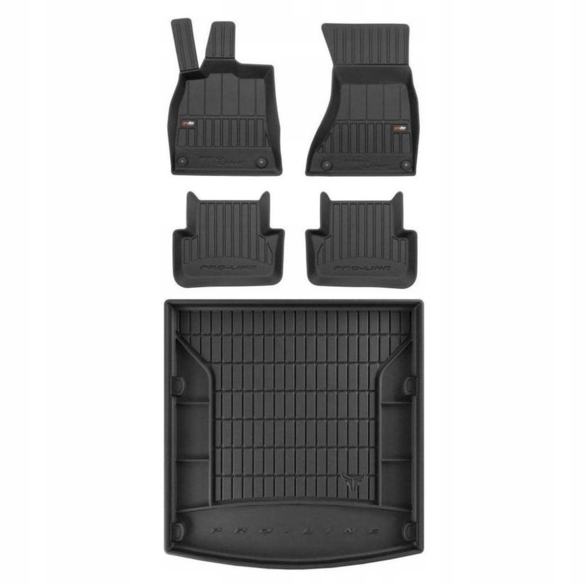 Gumová sada 3D koberčekov a rohoží Audi A4 B8 2007-2015 Sedan